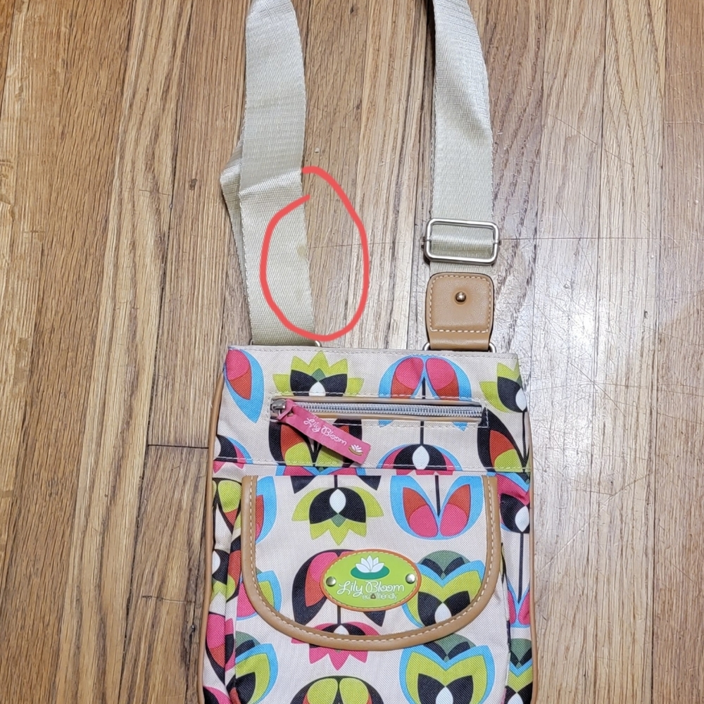 Lily Bloom tulip pattern crossbody
